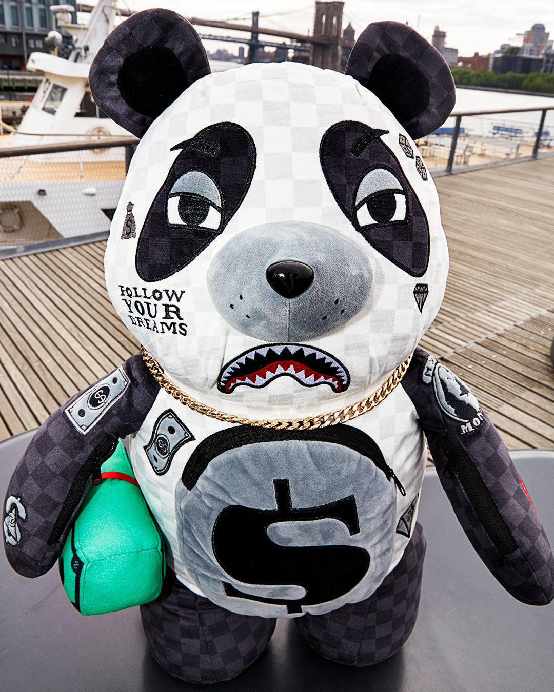 SPRAYGROUND® BACKPACK MONEYBEAR TEDDYBEAR BACKPACK PANDA PANDA PANDA