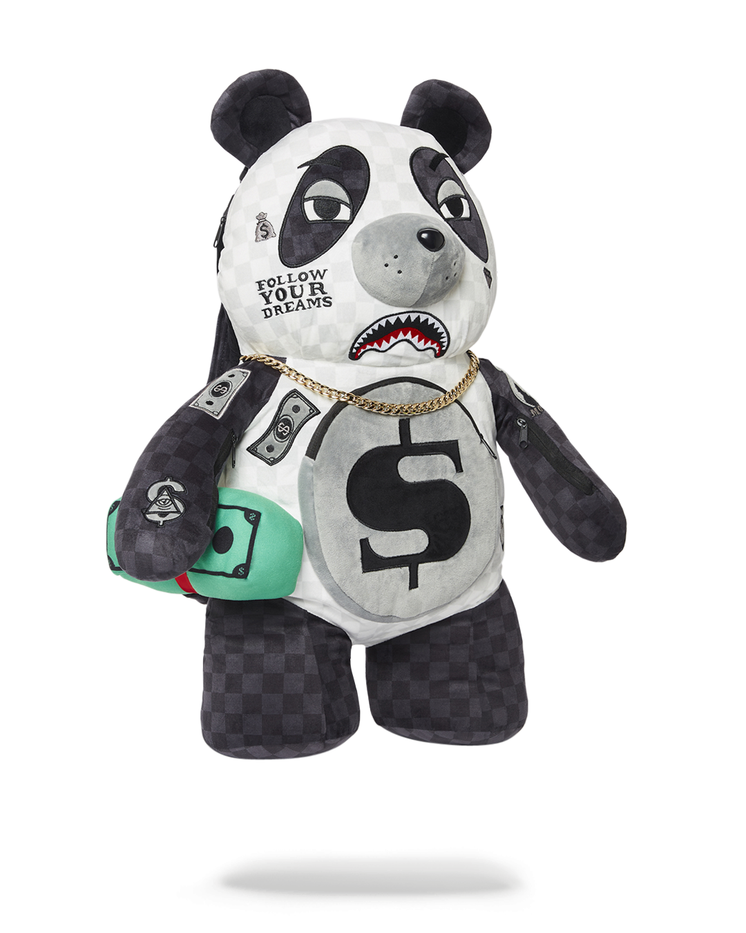 SPRAYGROUND® BACKPACK MONEYBEAR TEDDYBEAR BACKPACK PANDA PANDA PANDA