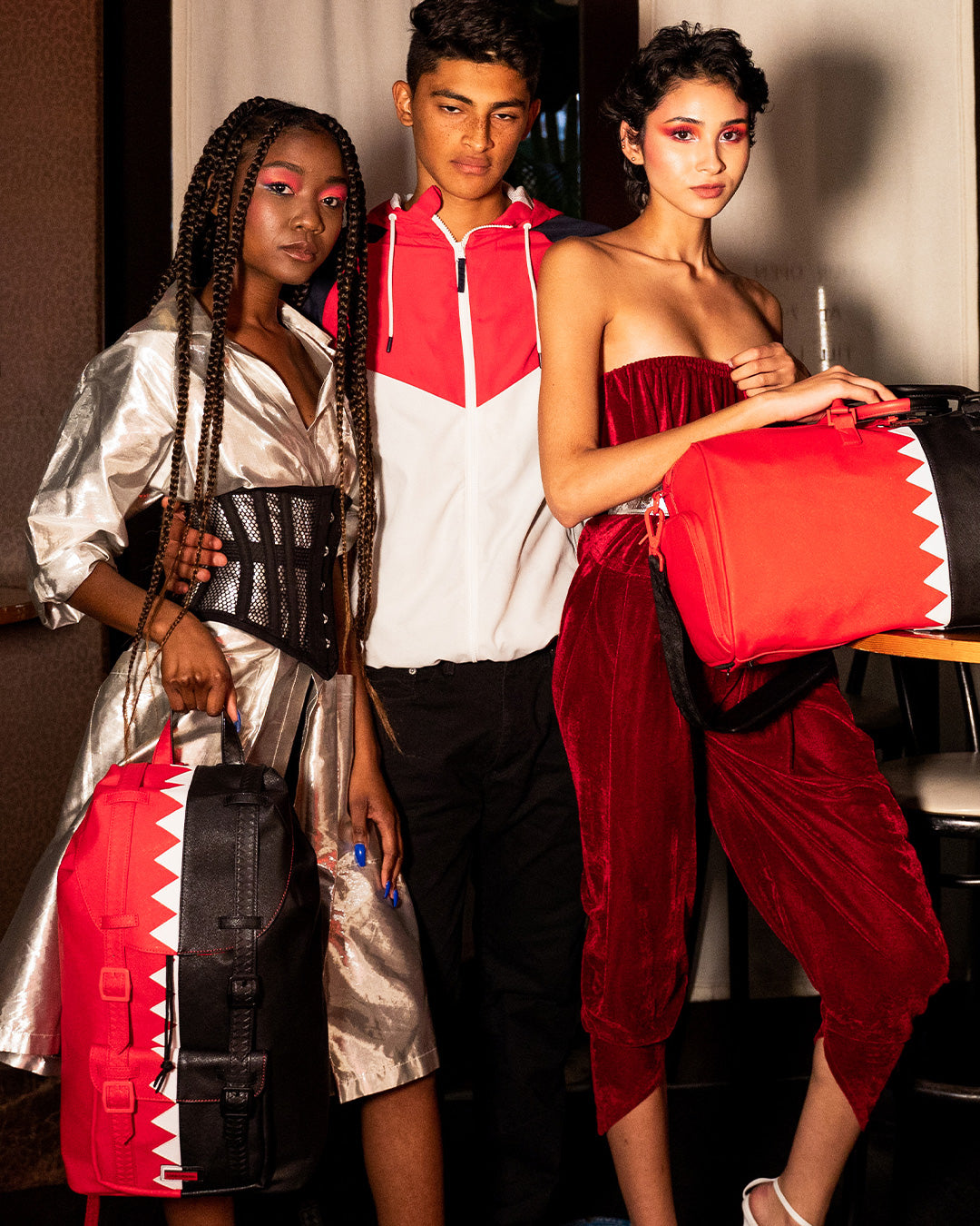 Sprayground vertical shark c&s hills backpack Clearance