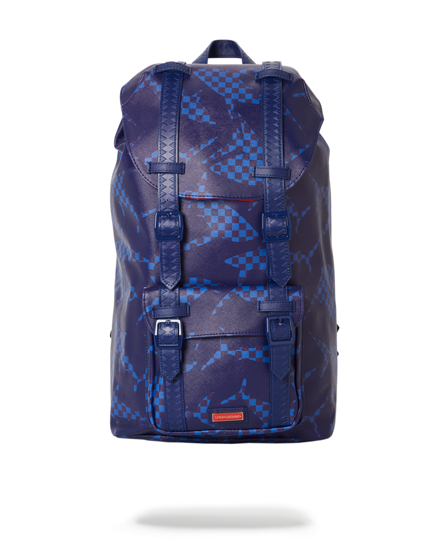 SPRAYGROUND® BACKPACK SHARK CHECK (BLUE) HILLS BACKPACK