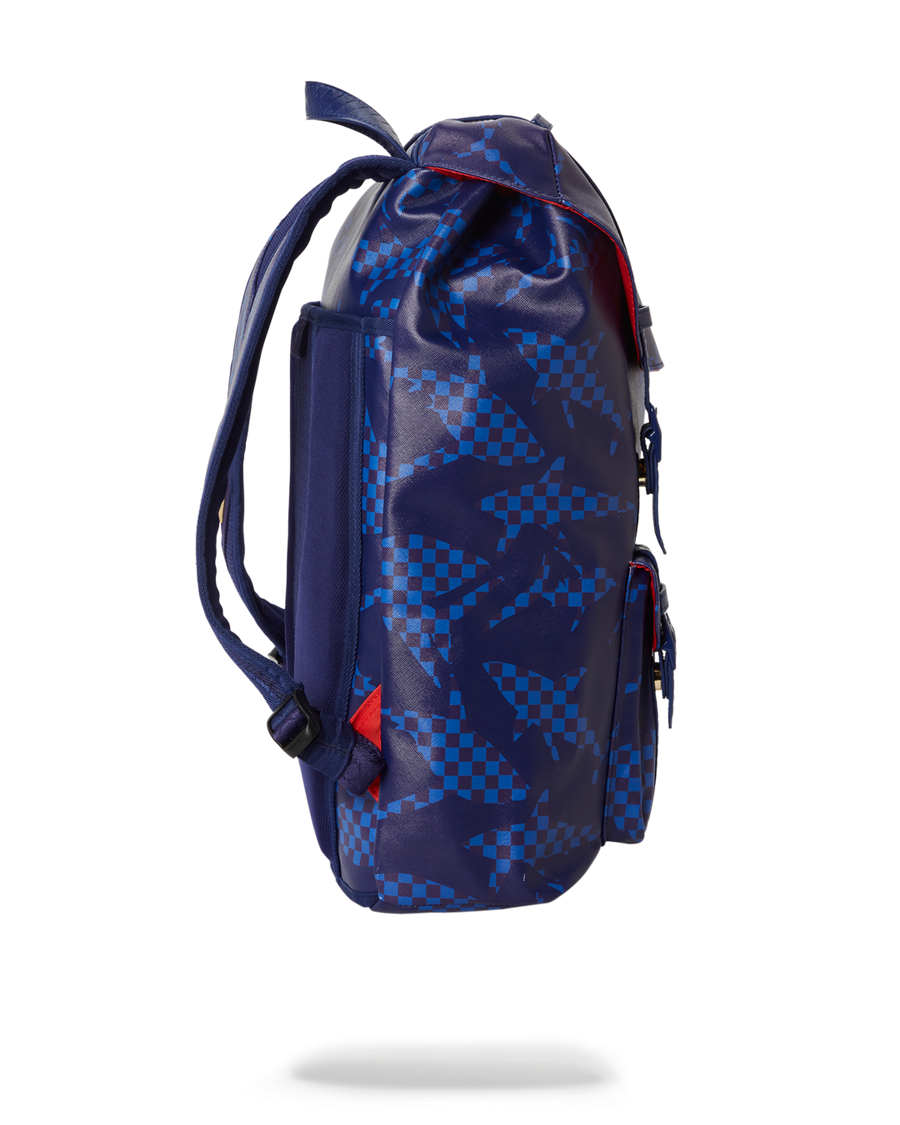 SPRAYGROUND® BACKPACK SHARK CHECK (BLUE) HILLS BACKPACK