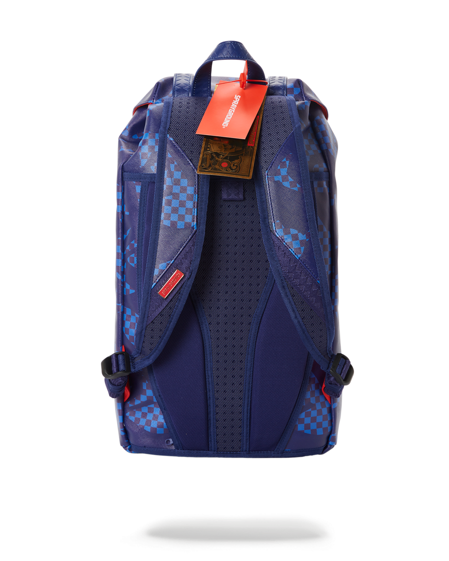 Sprayground - Checkered Shark Backpack - Blue