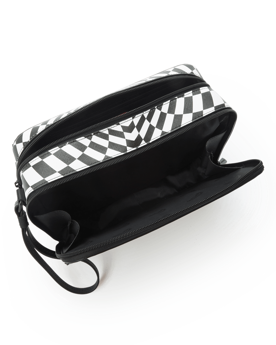 SPRAYGROUND® TOILETRY TRIPPY CHECK TOILETRY AKA MONEY BAG