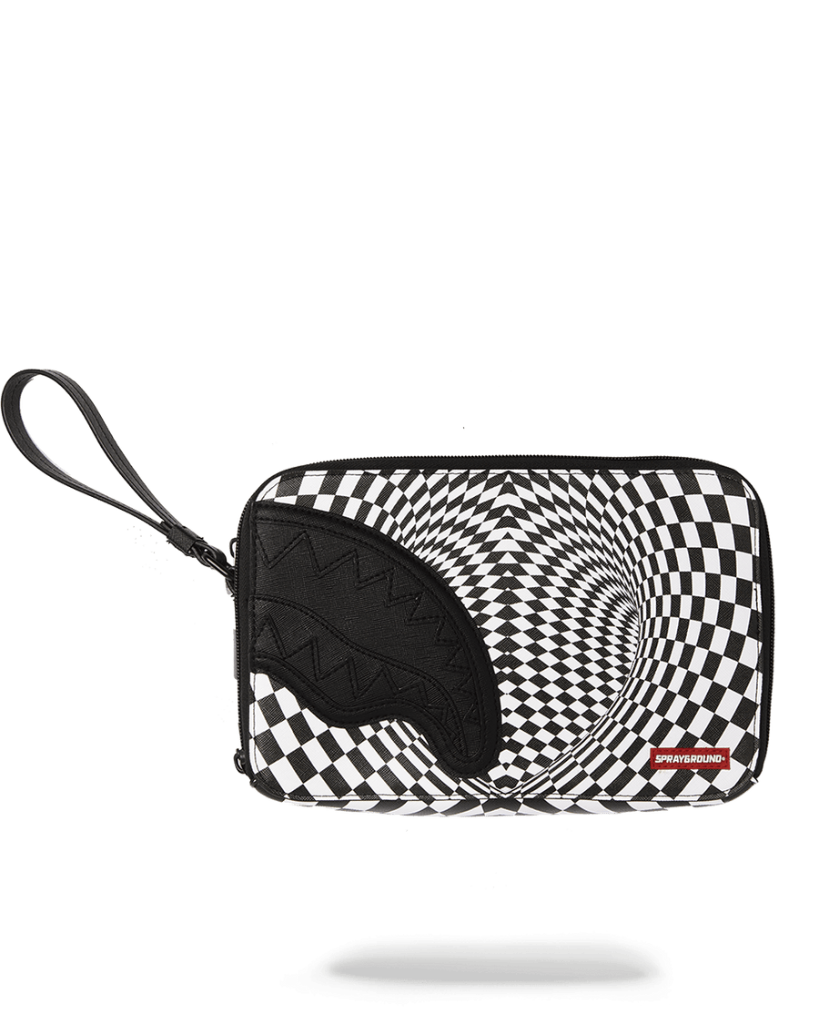 SPRAYGROUND® TOILETRY TRIPPY CHECK TOILETRY AKA MONEY BAG