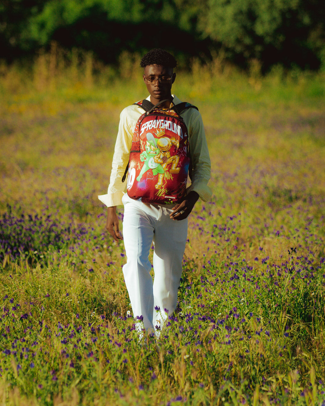 SPRAYGROUND® BACKPACK MONEY BEAR VS ASTROMANE (DLXR)