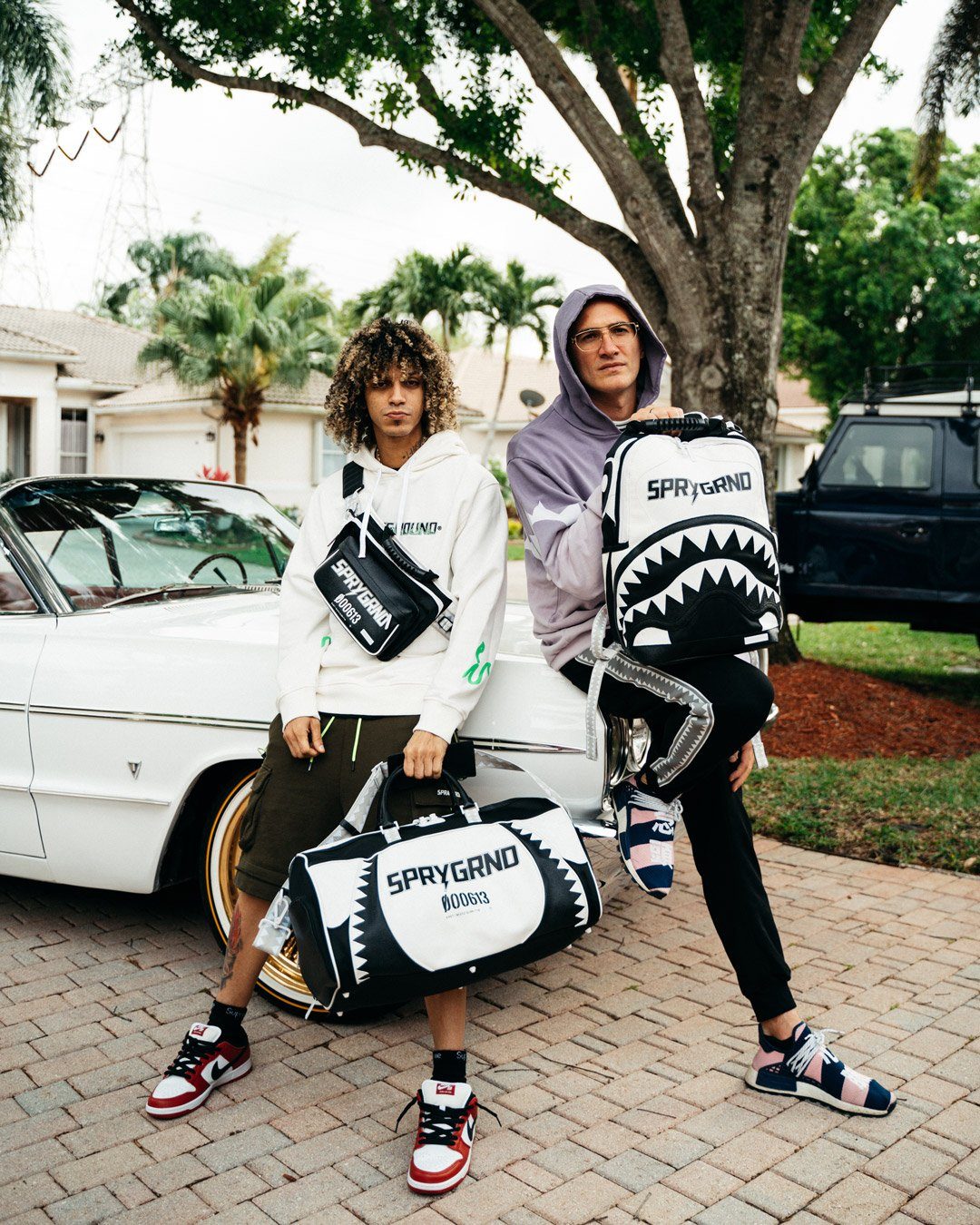 SPRAYGROUND® CROSS BODY SWERVE CARGO CROSSBODY