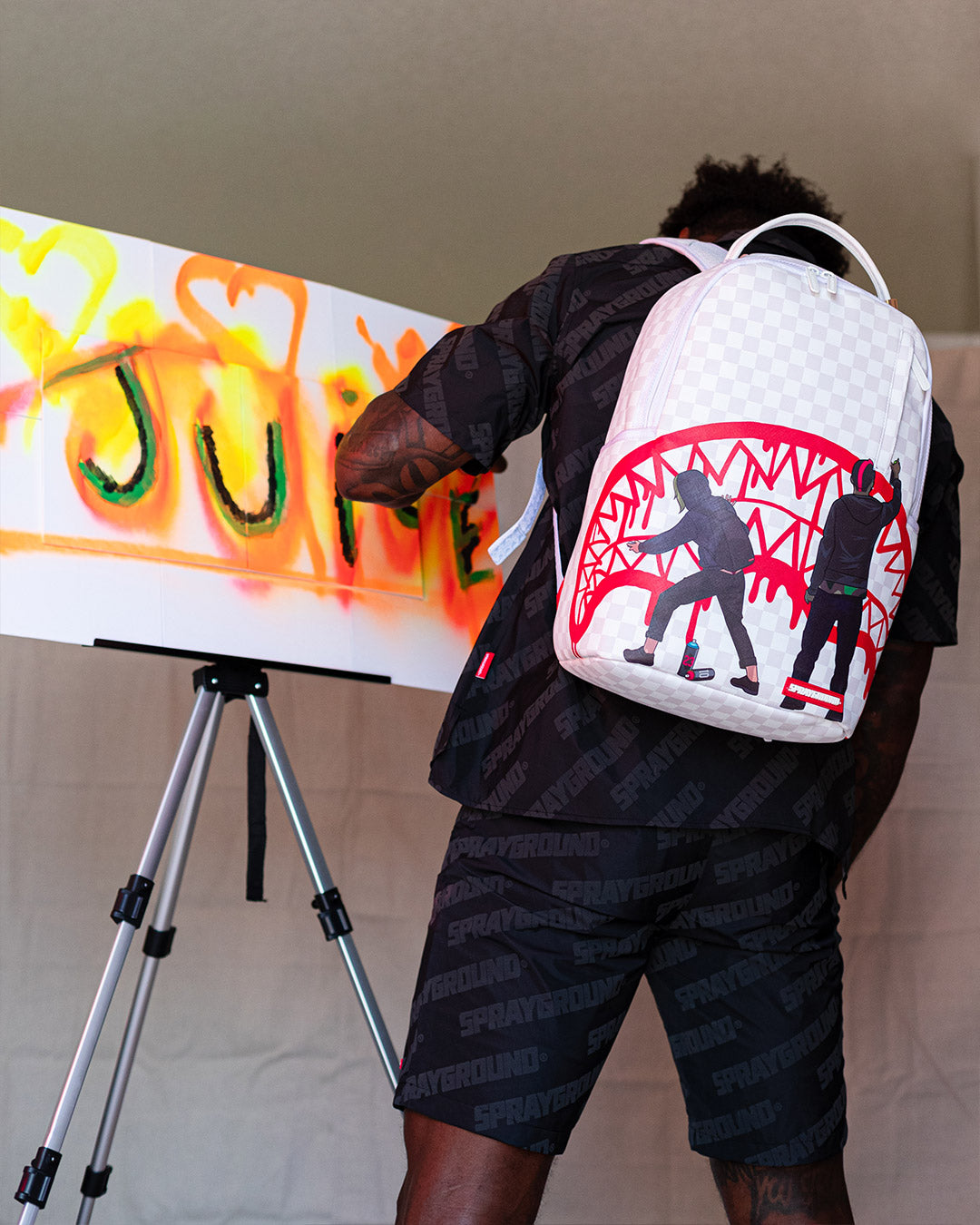 SPRAYGROUND® BACKPACK JARVIS LANDRY WYNWOOD BACKPACK (DLXV)