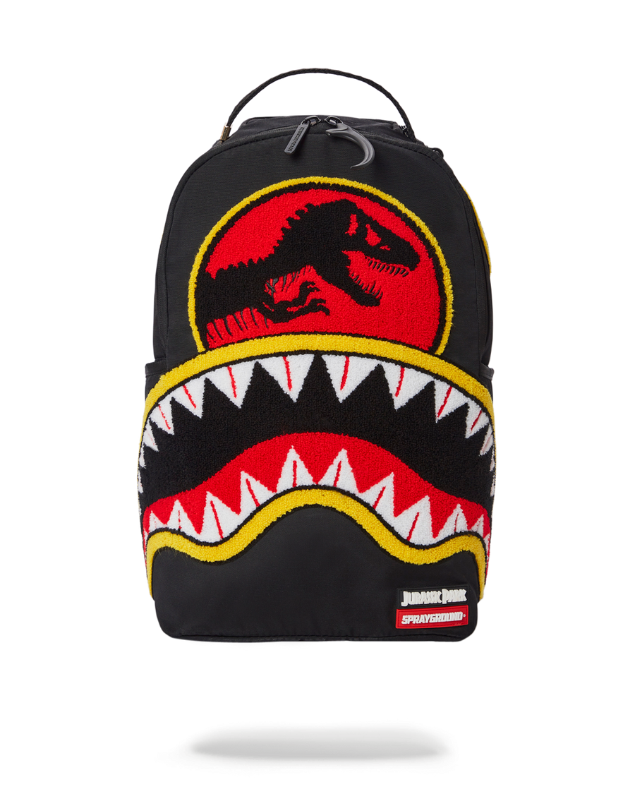 SPRAYGROUND® BACKPACK JURASSIC PARK SHARK "CHENILLE SHARK" BACKPACK (DLXR)