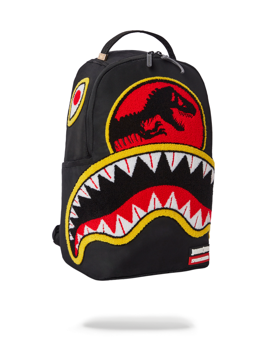 SPRAYGROUND® BACKPACK JURASSIC PARK SHARK "CHENILLE SHARK" BACKPACK (DLXR)