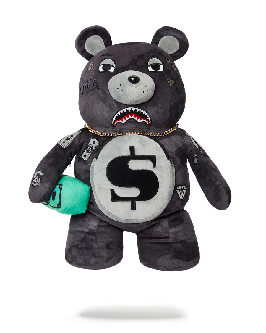 SPRAYGROUND® BACKPACK 3AM NEVER SLEEP MONEYBEAR TEDDYBEAR BACKPACK