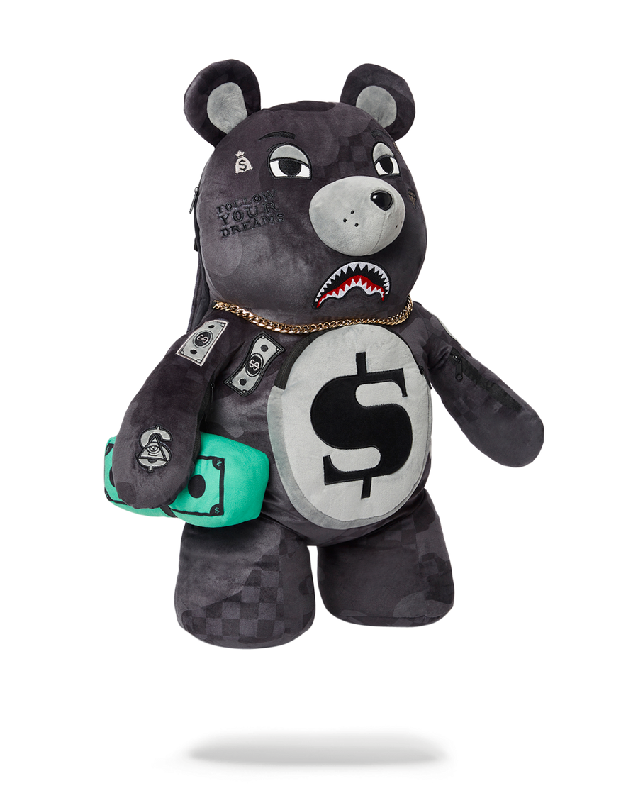 SPRAYGROUND® BACKPACK 3AM NEVER SLEEP MONEYBEAR TEDDYBEAR BACKPACK