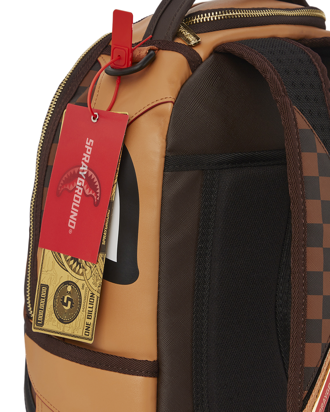 Pochette Sprayground Henny Air To The Throne Marrone su Brubaker Store