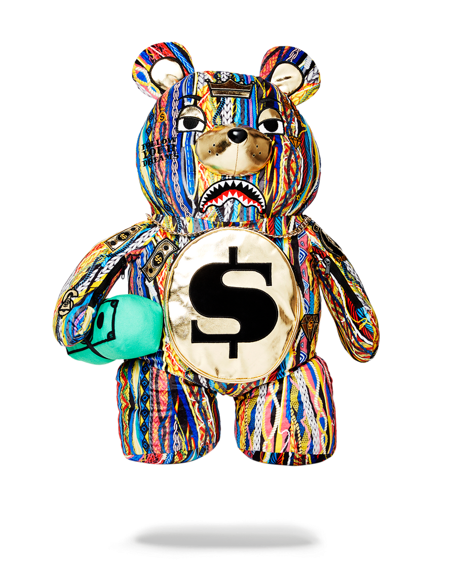 SPRAYGROUND® BACKPACK THE GOLDEN AGE MONEYBEAR TEDDYBEAR BACKPACK