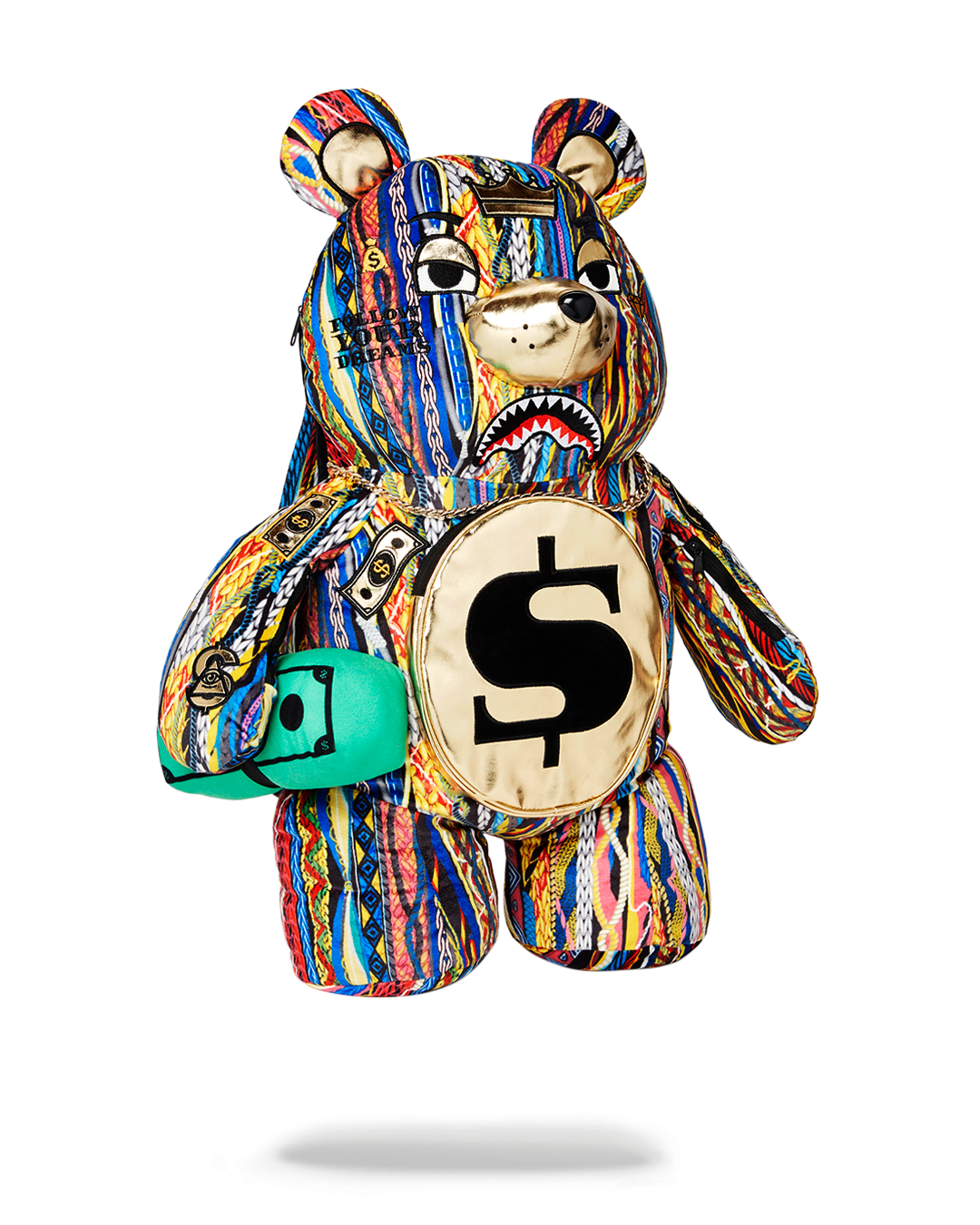 SPRAYGROUND® BACKPACK THE GOLDEN AGE MONEYBEAR TEDDYBEAR BACKPACK