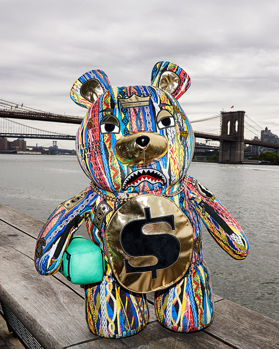 SPRAYGROUND® BACKPACK THE GOLDEN AGE MONEYBEAR TEDDYBEAR BACKPACK