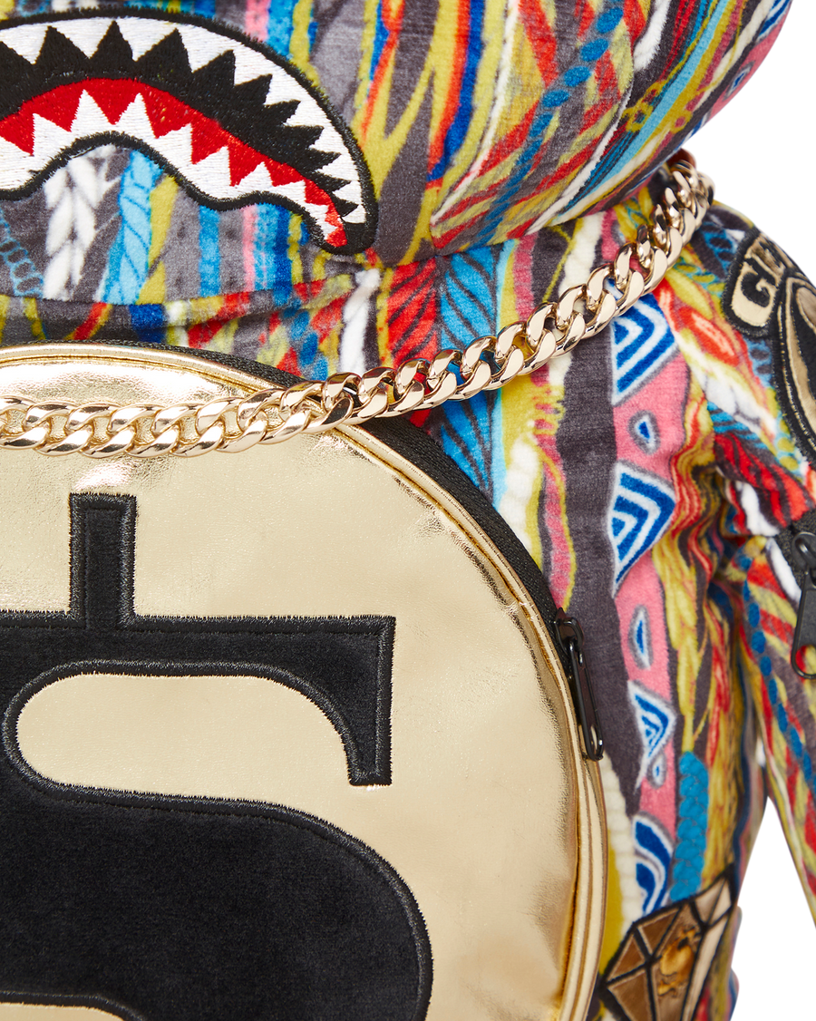 SPRAYGROUND® BACKPACK THE GOLDEN AGE MONEYBEAR TEDDYBEAR BACKPACK