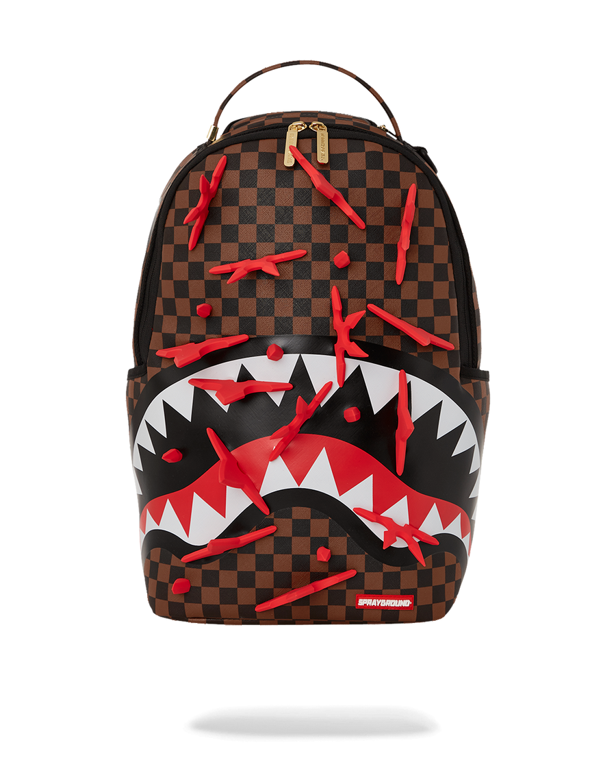 SPRAYGROUND® BACKPACK REAL 3D NINJA STARS SMASHED BACKPACK (DLXV)