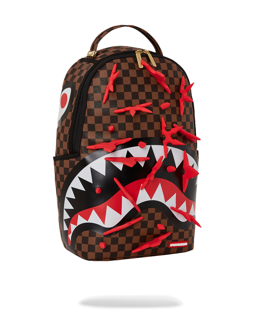 SPRAYGROUND® BACKPACK REAL 3D NINJA STARS SMASHED BACKPACK (DLXV)