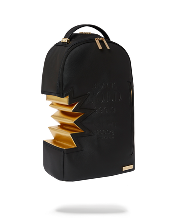 SPRAYGROUND® BACKPACK A.i.3 SHARK BITE BLACK GOLD BACKPACK (DLXV)