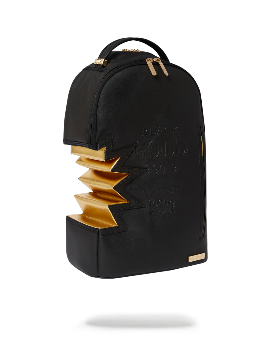 SPRAYGROUND® BACKPACK A.i.3 SHARK BITE BLACK GOLD BACKPACK (DLXV)