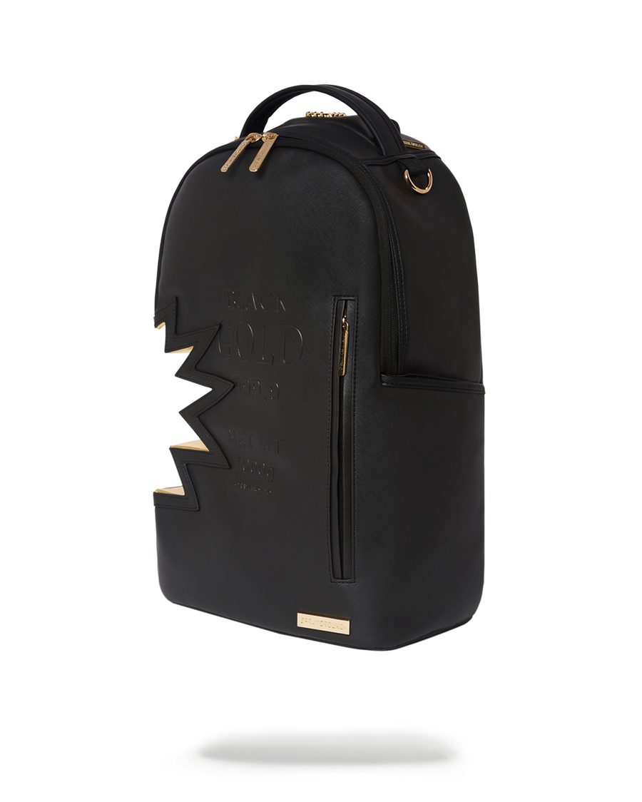 SPRAYGROUND® BACKPACK A.i.3 SHARK BITE BLACK GOLD BACKPACK (DLXV)