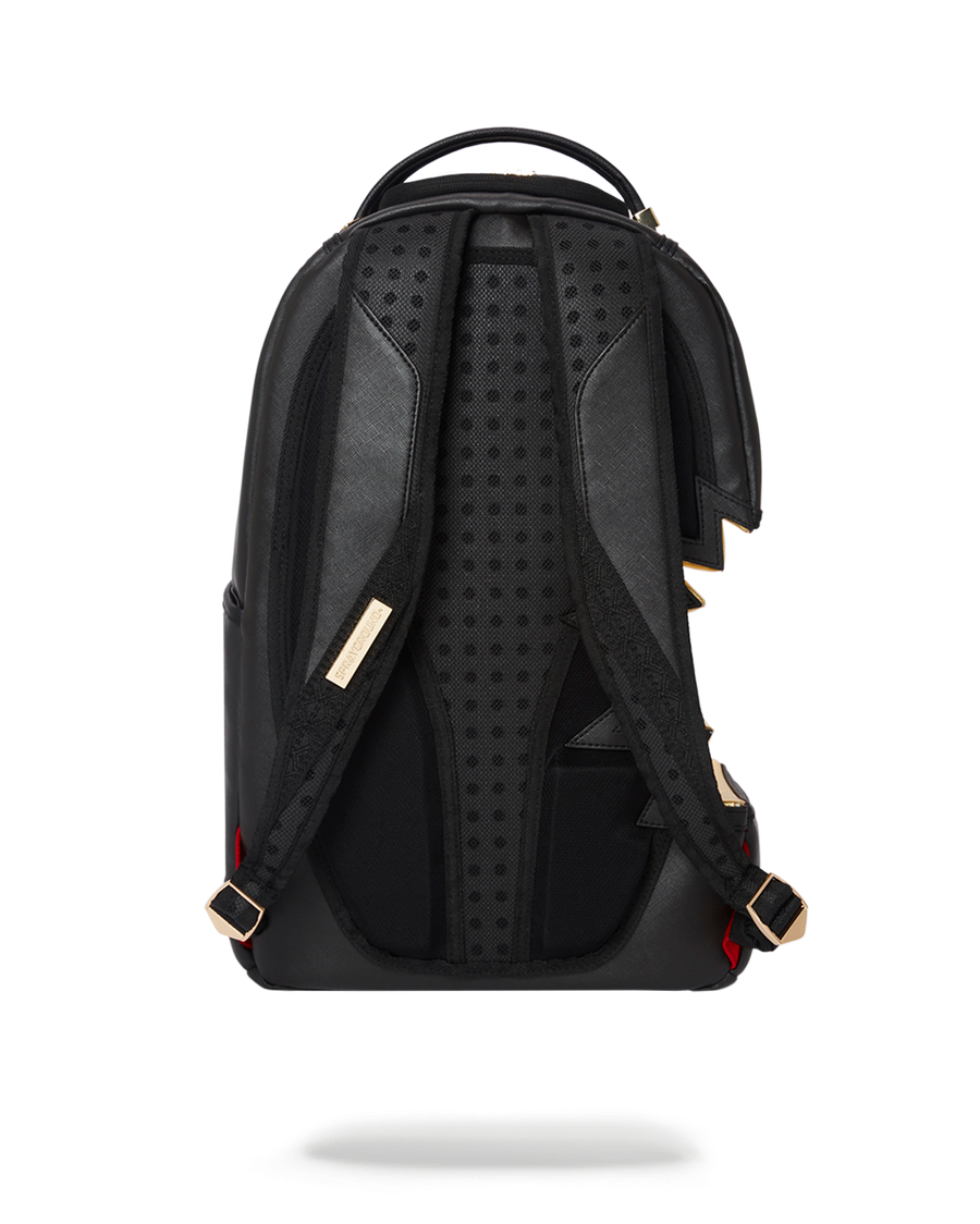 SPRAYGROUND® BACKPACK A.i.3 SHARK BITE BLACK GOLD BACKPACK (DLXV)