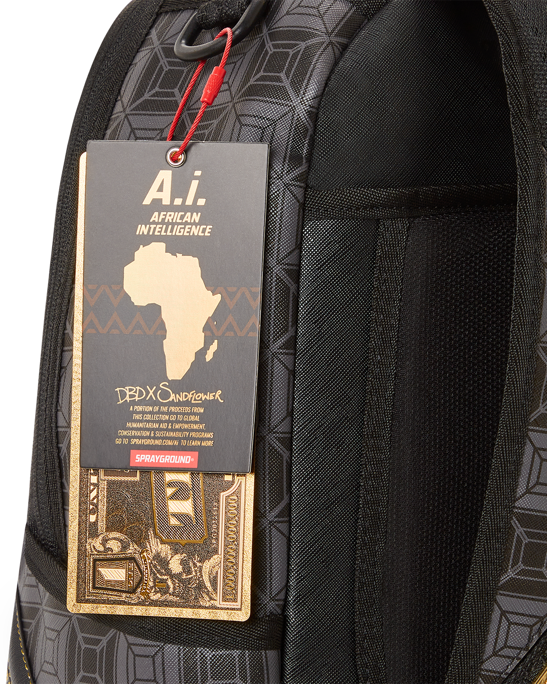 OBSIDIAN STUNNER A.i.6 SANDFLOWER COLLAB BACKPACK (DLXV OBSIDIAN STUNNER A.i.6 SANDFLOWER COLLAB BACKPACK (DLXV