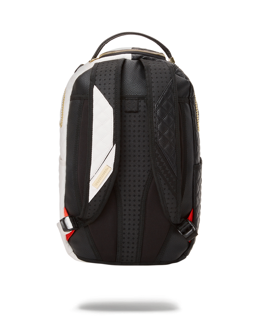 SPRAYGROUND® BACKPACK LEVELED UP SPLIT QUILT SHARK BACKPACK (DLXV)