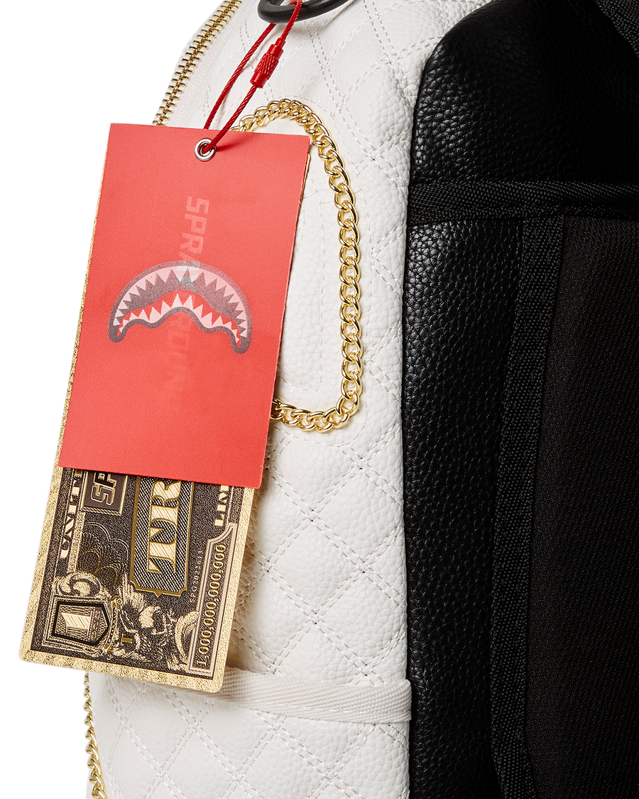 SPRAYGROUND® BACKPACK LEVELED UP SPLIT QUILT SHARK BACKPACK (DLXV)