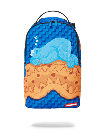 Sprayground Cookie Monster Money Bear Backpack Blue – LEGACY-NY