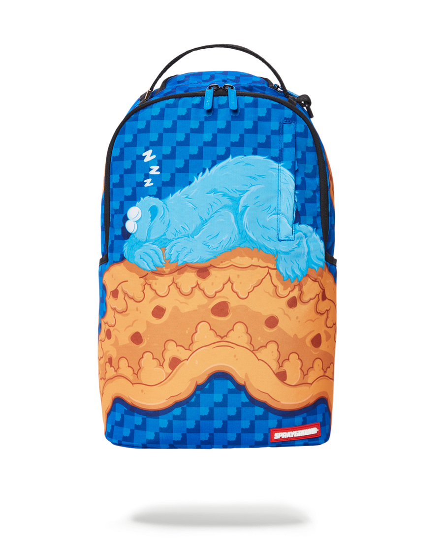 Cookie monster sprayground backpack hot sale