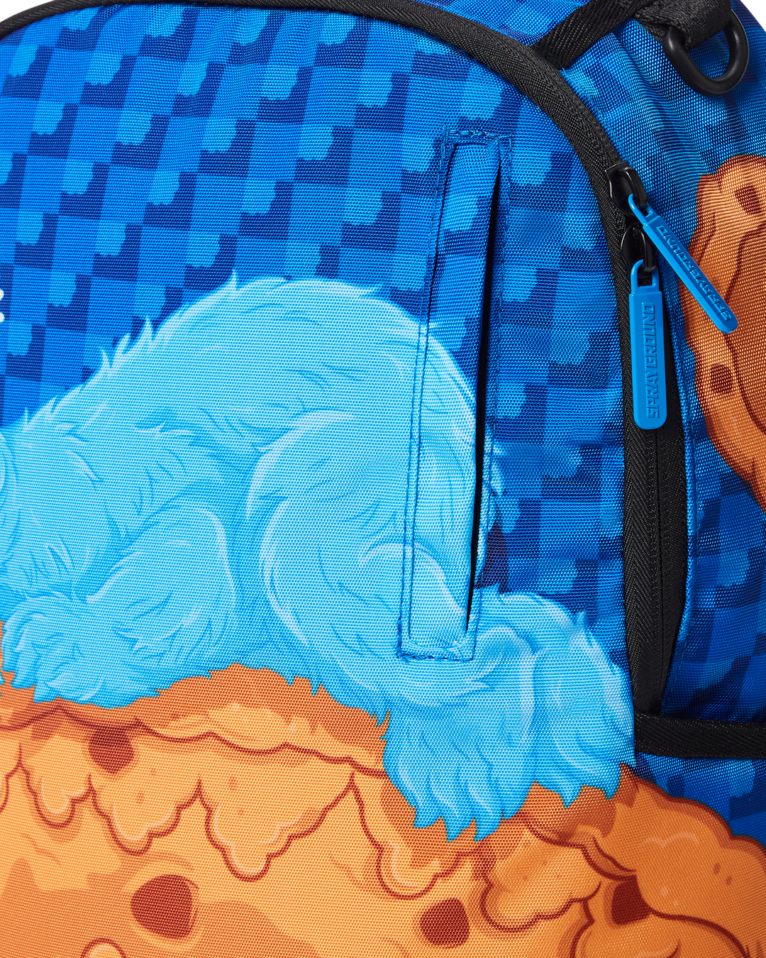 Sprayground cookie monster sleeping backpack Clearance