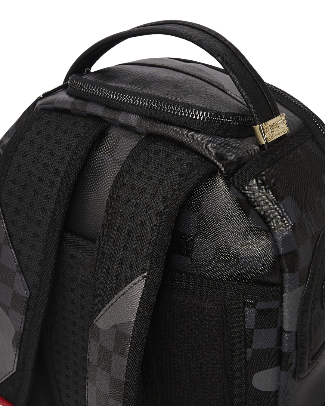 Download Red Bape Backpack - Louis Vuitton Sprayground - Full Size PNG  Image - PNGkit