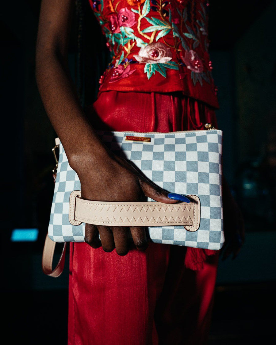 SPRAYGROUND® POUCHETTE ROSE ALL DAY LA PALAIS CROSSOVER CLUTCH