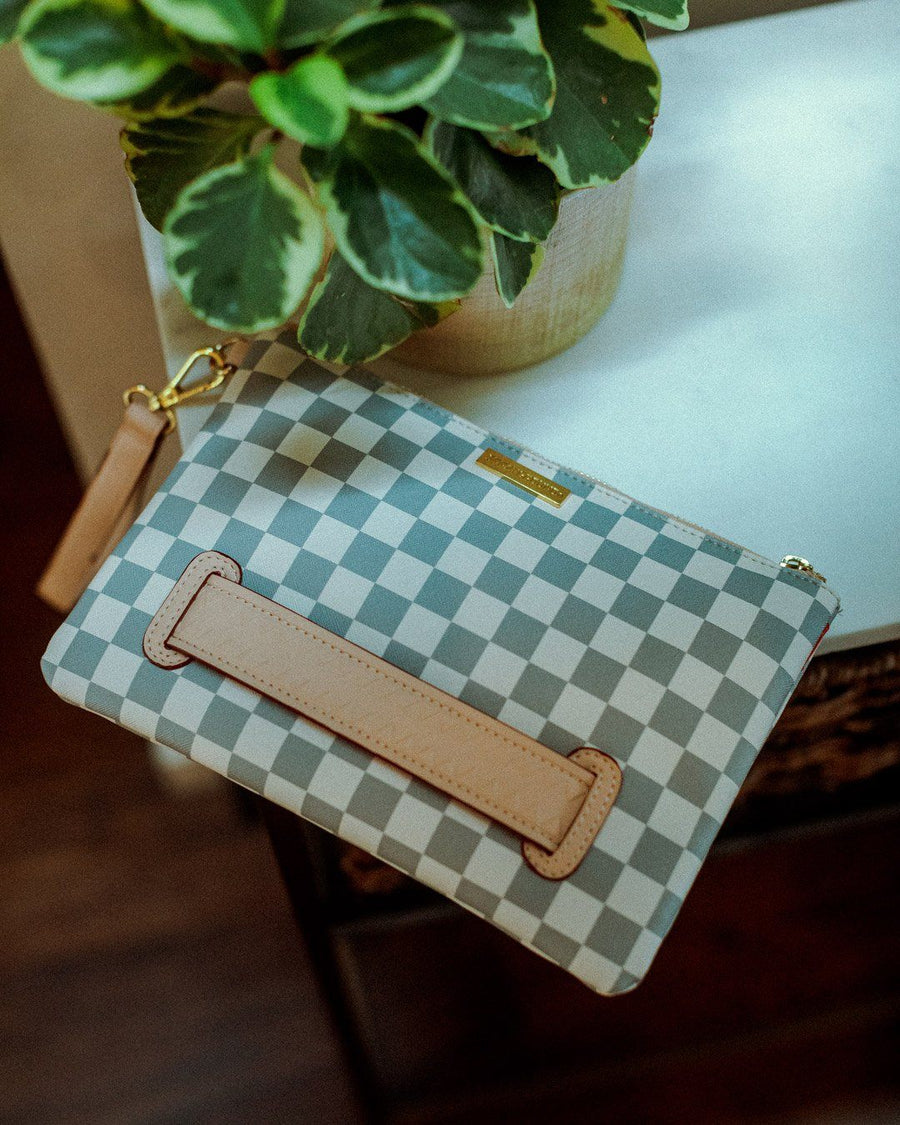 SPRAYGROUND® POUCHETTE ROSE ALL DAY LA PALAIS CROSSOVER CLUTCH
