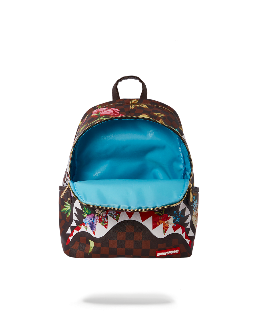 SPRAYGROUND BACKPACK SHARK SHAPE CHECK SAVAGE Unisex Green