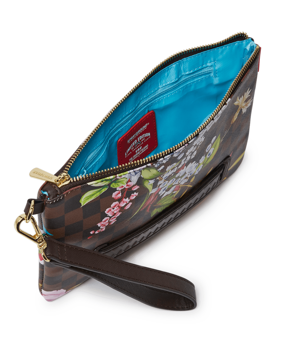 SPRAYGROUND® POUCHETTE GARDEN OF SHARKS CROSSOVER CLUTCH