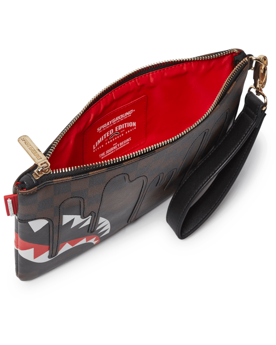 SPRAYGROUND® POUCHETTE XTC SHARKS IN PARIS CROSSOVER CLUTCH