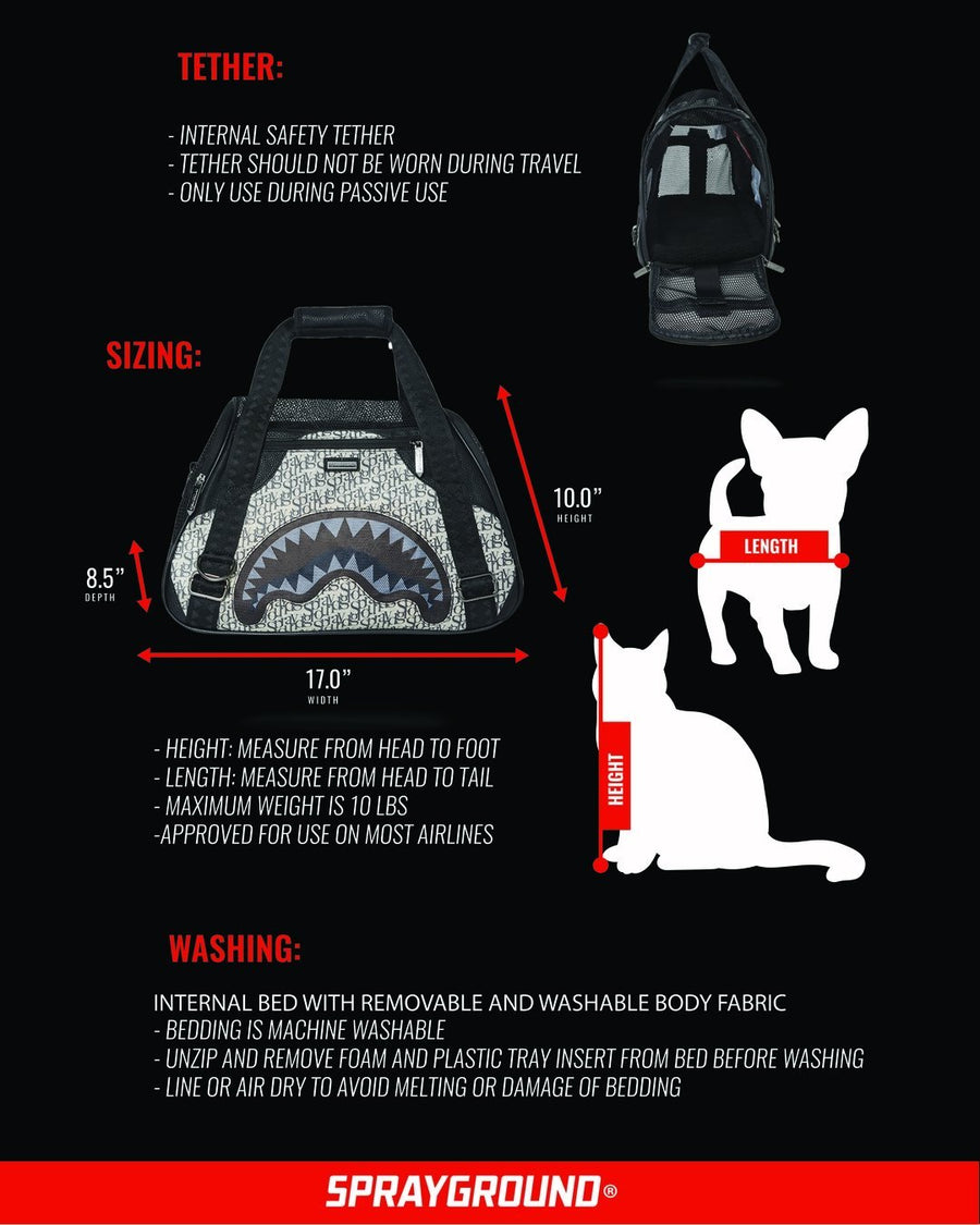 SPRAYGROUND® PET CARRIER SG ALL DAY PET CARRIER