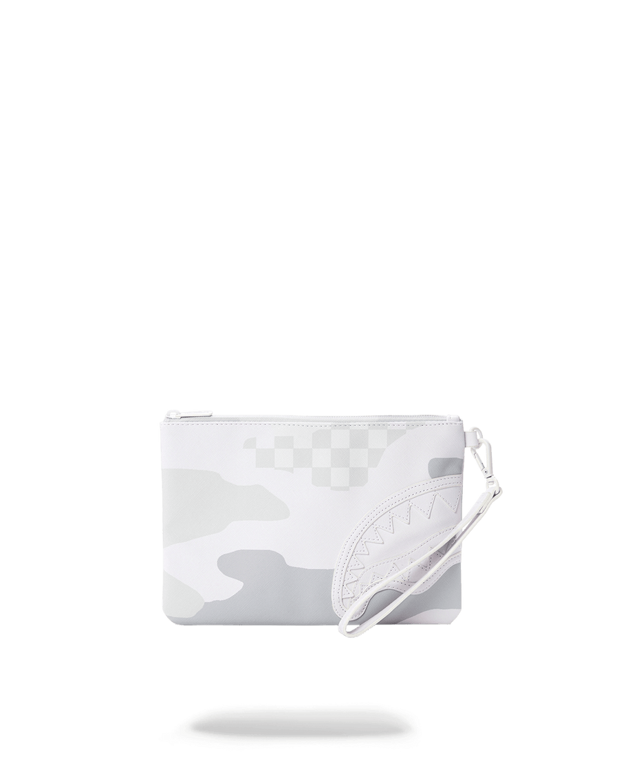 SPRAYGROUND® POUCHETTE 3AM LE BLANC CROSSOVER CLUTCH