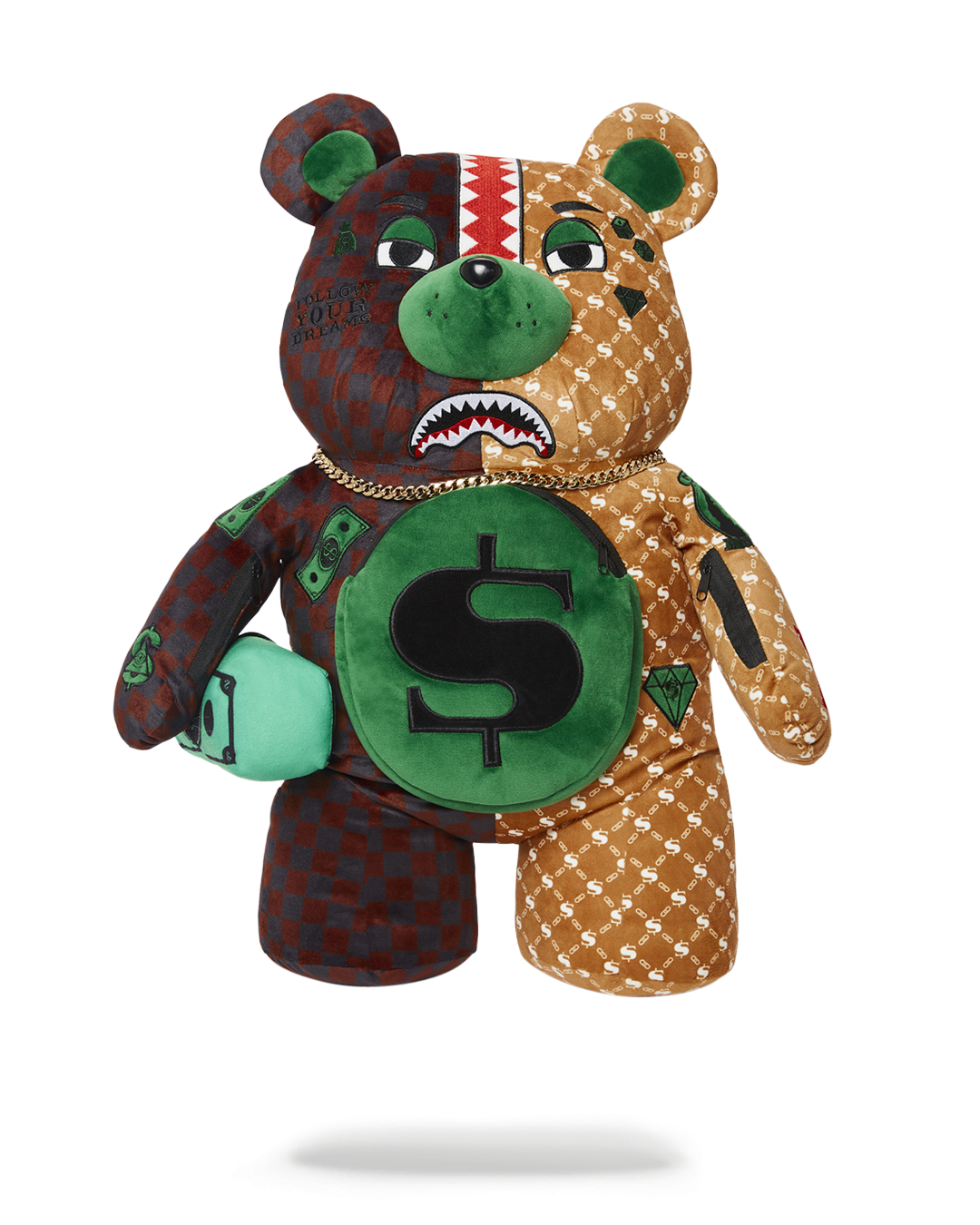 SPRAYGROUND® BACKPACK MONEY BEAR TEDDYBEAR BACKPACK PARIS VS FLORENCE