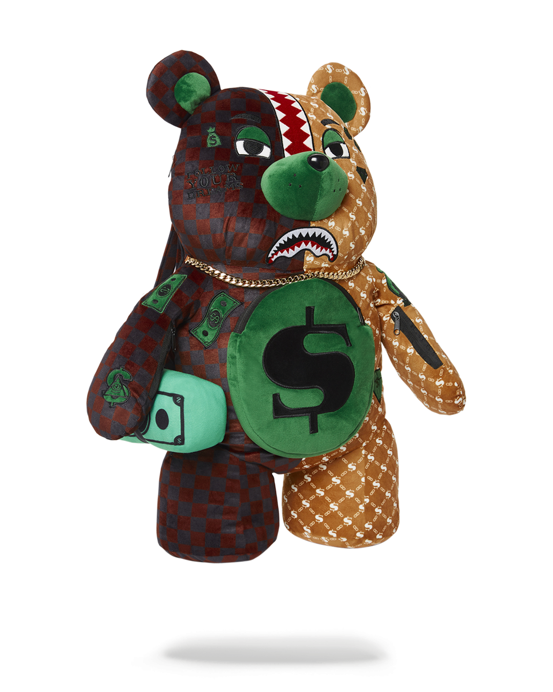 SPRAYGROUND® BACKPACK MONEY BEAR TEDDYBEAR BACKPACK PARIS VS FLORENCE