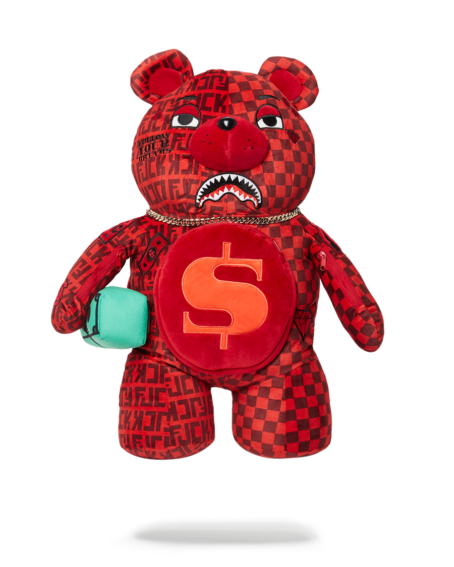 SPRAYGROUND® BACKPACK VENI VIDI VICI MONEYBEAR TEDDYBEAR BACKPACK