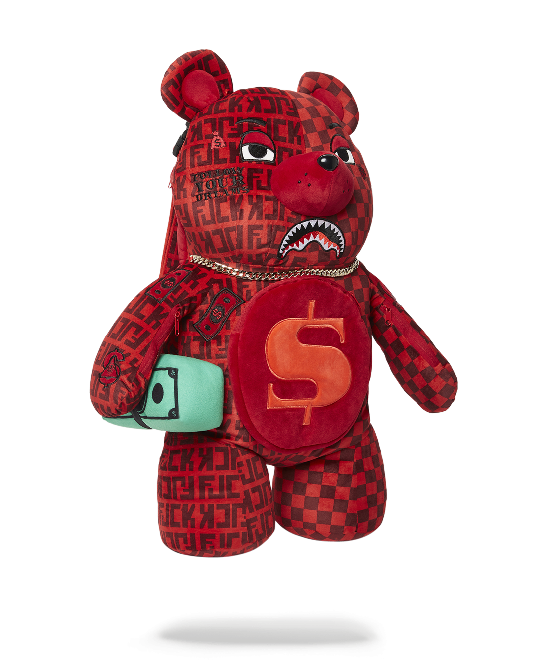 SPRAYGROUND® BACKPACK VENI VIDI VICI MONEYBEAR TEDDYBEAR BACKPACK