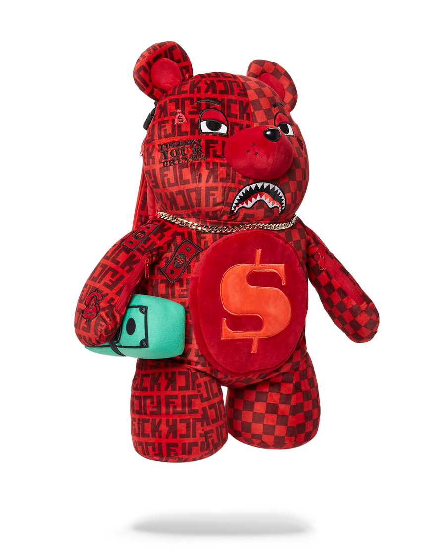 SPRAYGROUND® BACKPACK VENI VIDI VICI MONEYBEAR TEDDYBEAR BACKPACK