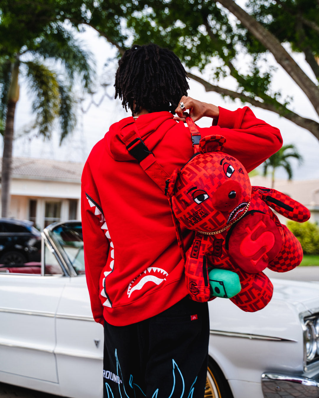 SPRAYGROUND® BACKPACK VENI VIDI VICI MONEYBEAR TEDDYBEAR BACKPACK