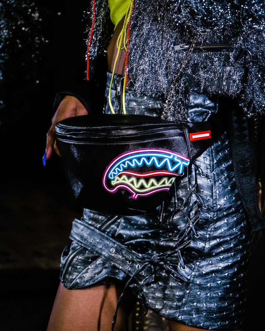 SPRAYGROUND® CROSSBODY SHARKS IN PARIS GLOW SAVVY CROSSBODY