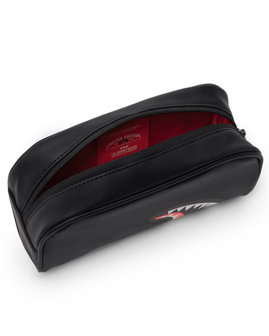 SPRAYGROUND® POUCH BLACK SHARK MOUTH POUCH