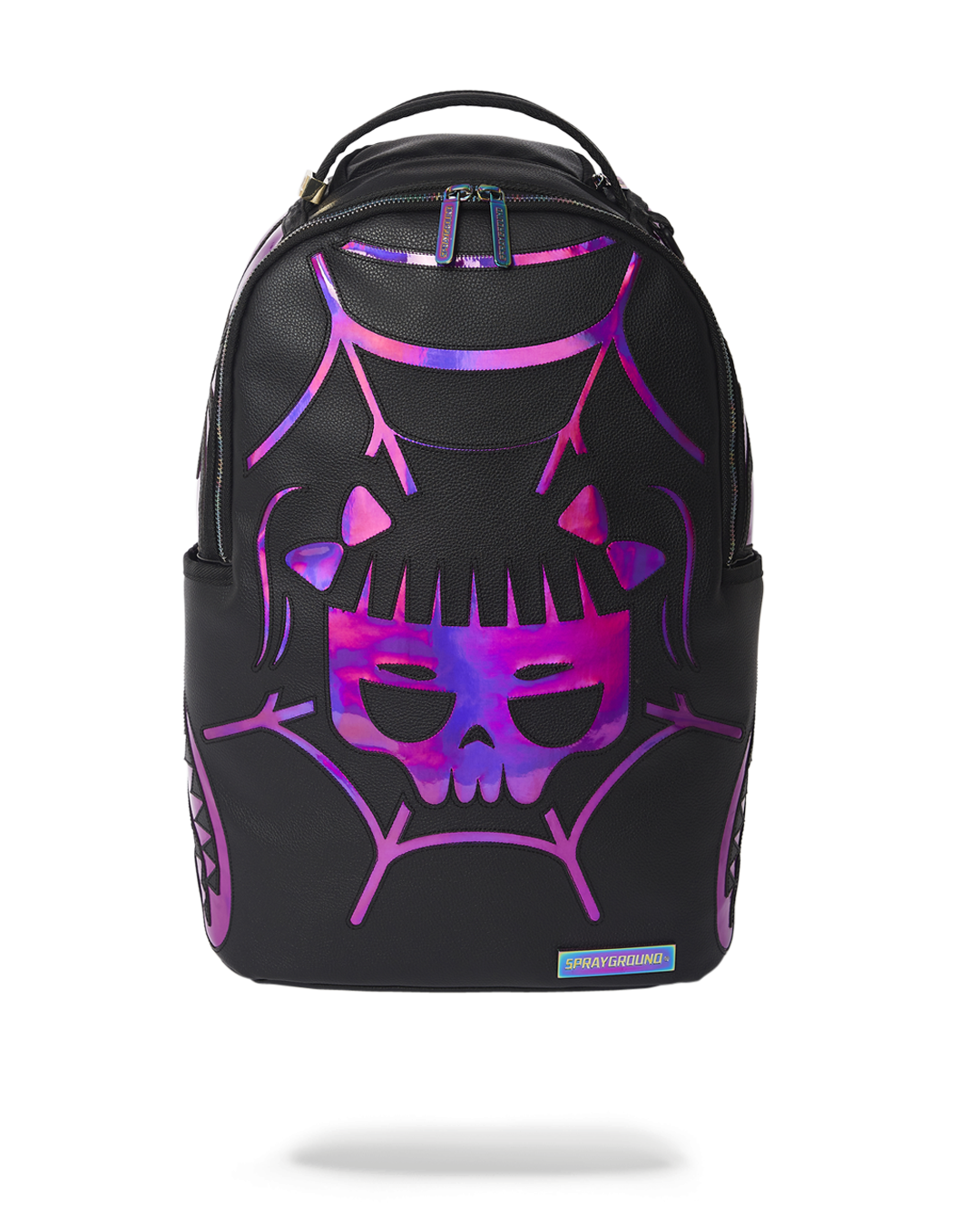 SPRAYGROUND® BACKPACK CAZZU IRIDESCENT CUT & SEW SPIDER SKULL SHARK BACKPACK (DLXV)