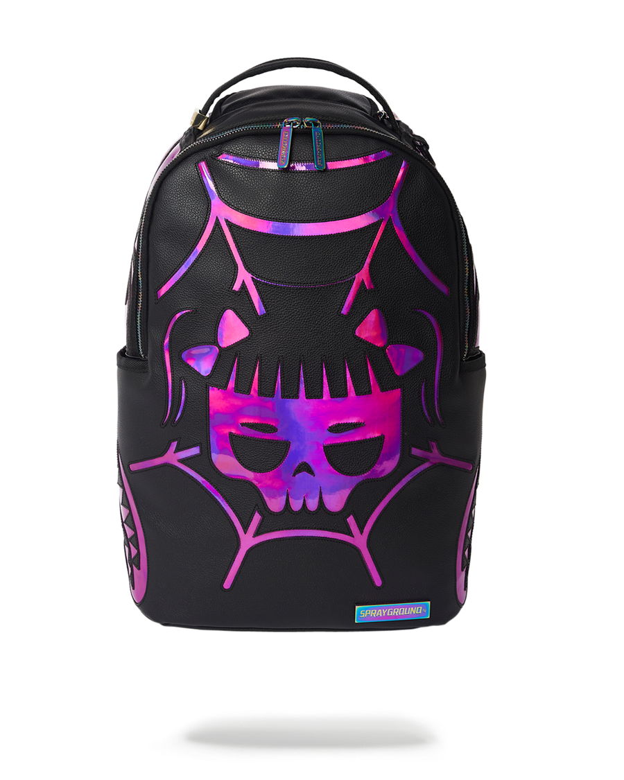 SPRAYGROUND® BACKPACK CAZZU IRIDESCENT CUT & SEW SPIDER SKULL SHARK BACKPACK (DLXV)